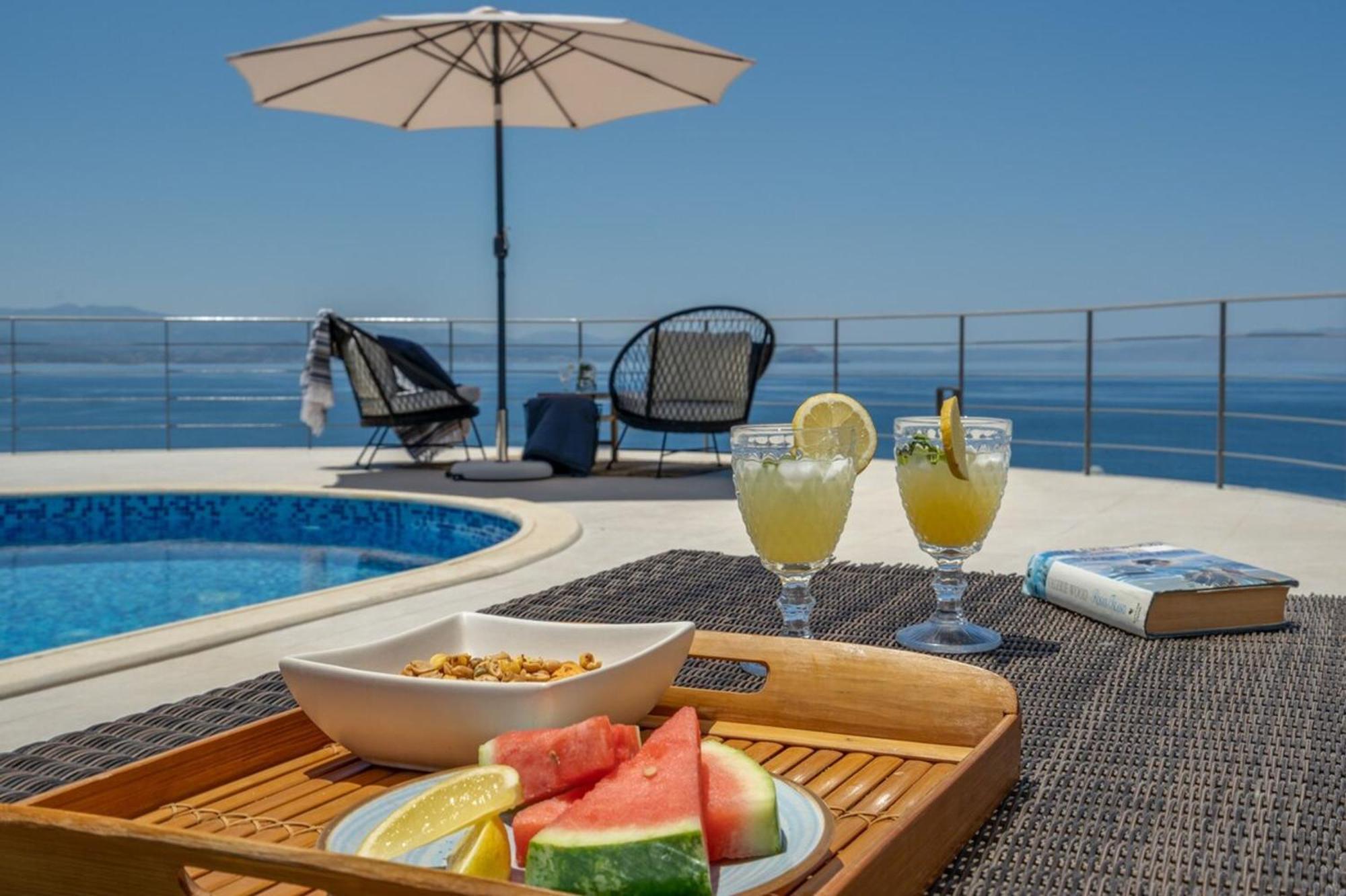 Villa Hemera Ocean View Private Heated Pool Χωραφάκια Εξωτερικό φωτογραφία