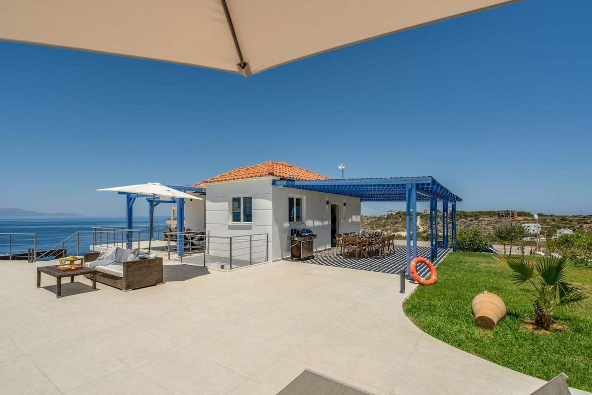 Villa Hemera Ocean View Private Heated Pool Χωραφάκια Εξωτερικό φωτογραφία