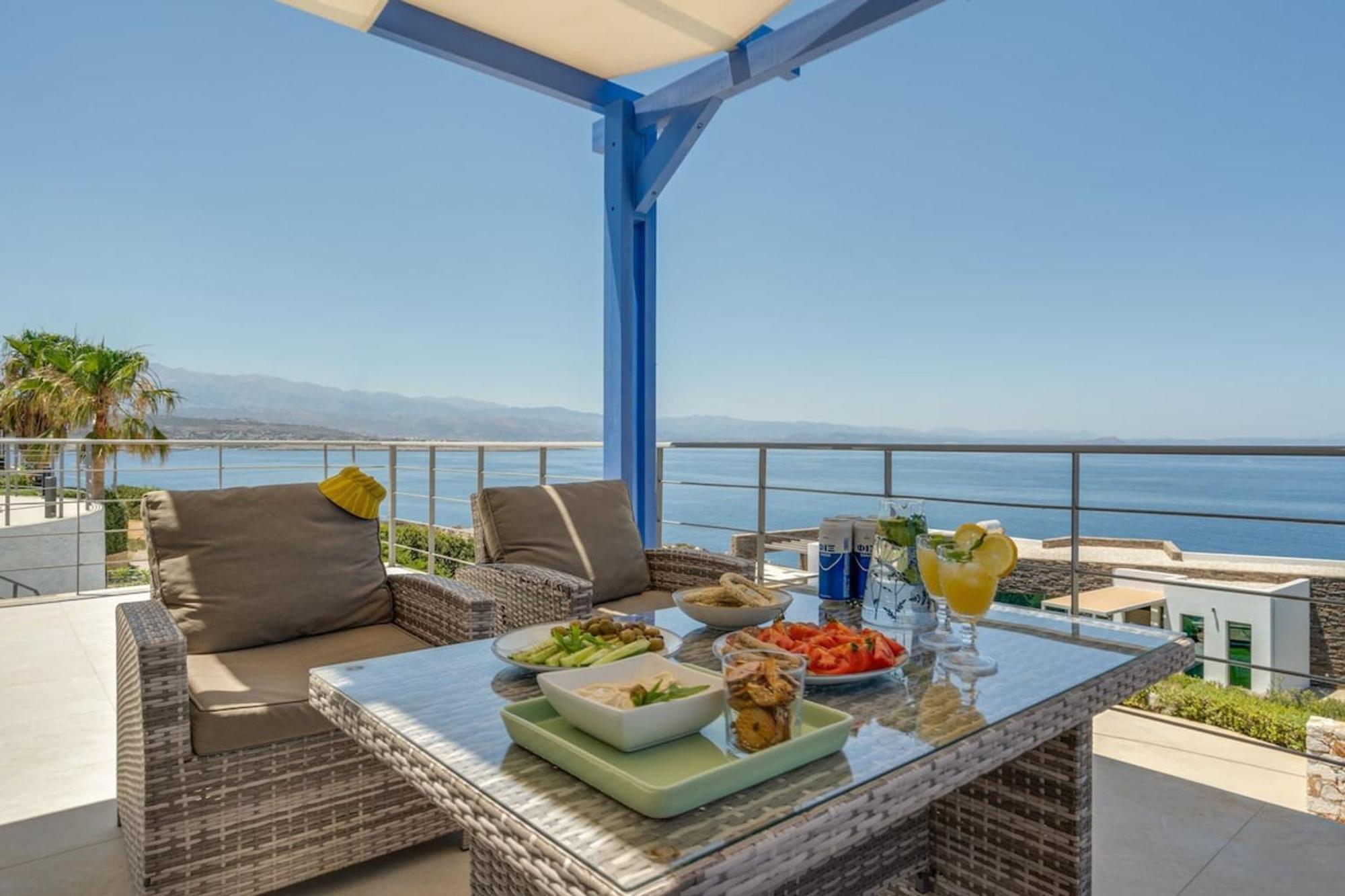 Villa Hemera Ocean View Private Heated Pool Χωραφάκια Εξωτερικό φωτογραφία