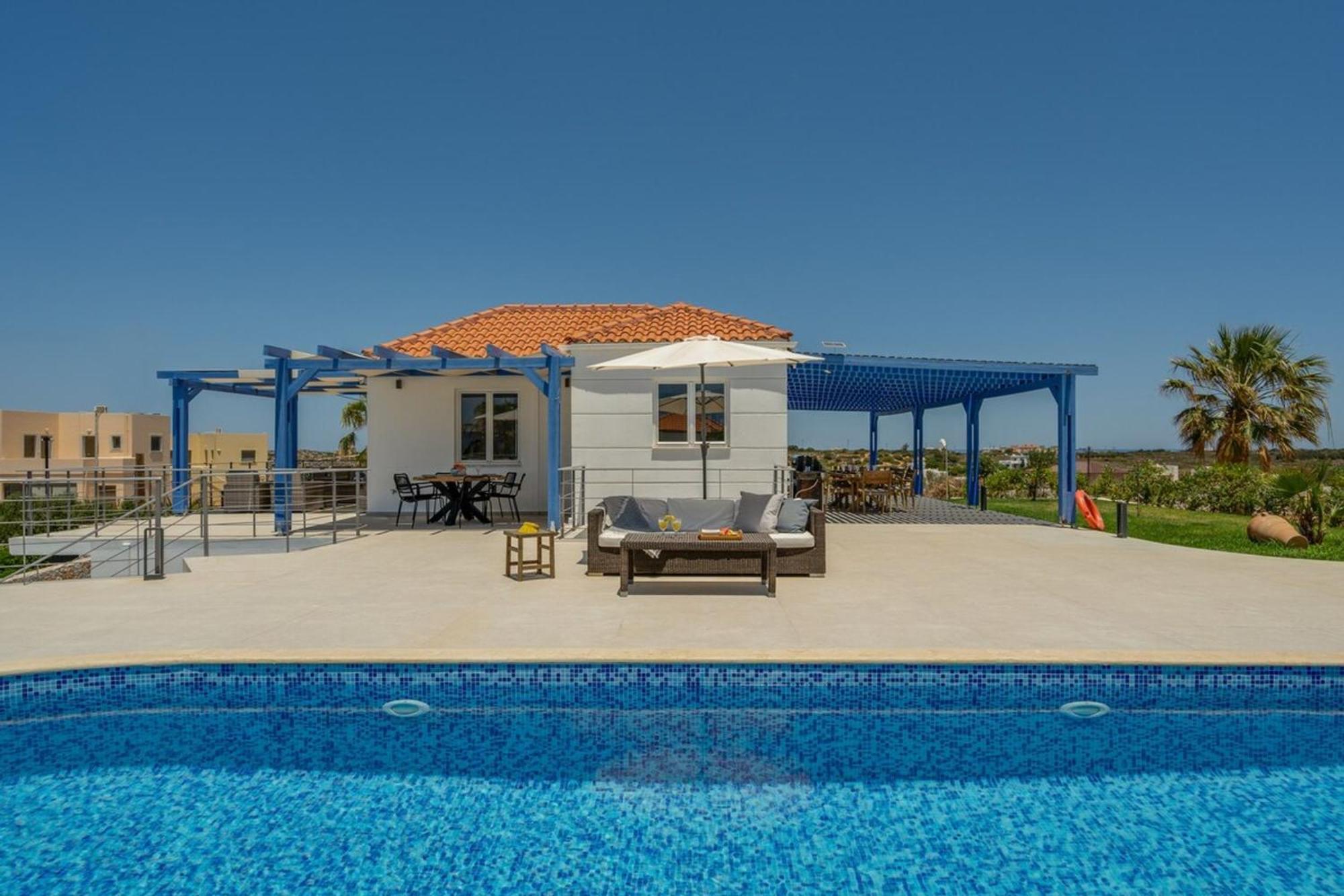 Villa Hemera Ocean View Private Heated Pool Χωραφάκια Εξωτερικό φωτογραφία