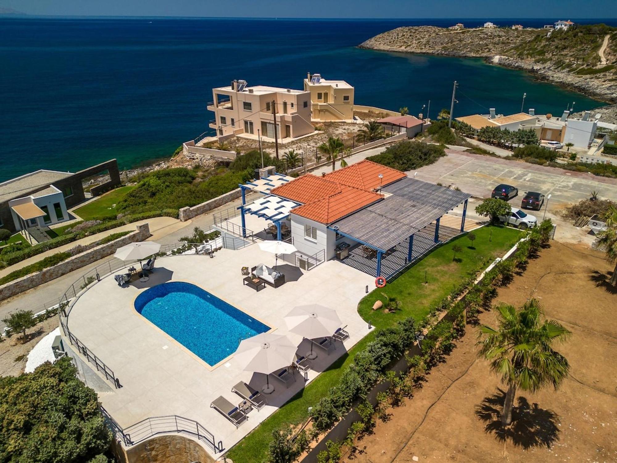 Villa Hemera Ocean View Private Heated Pool Χωραφάκια Εξωτερικό φωτογραφία