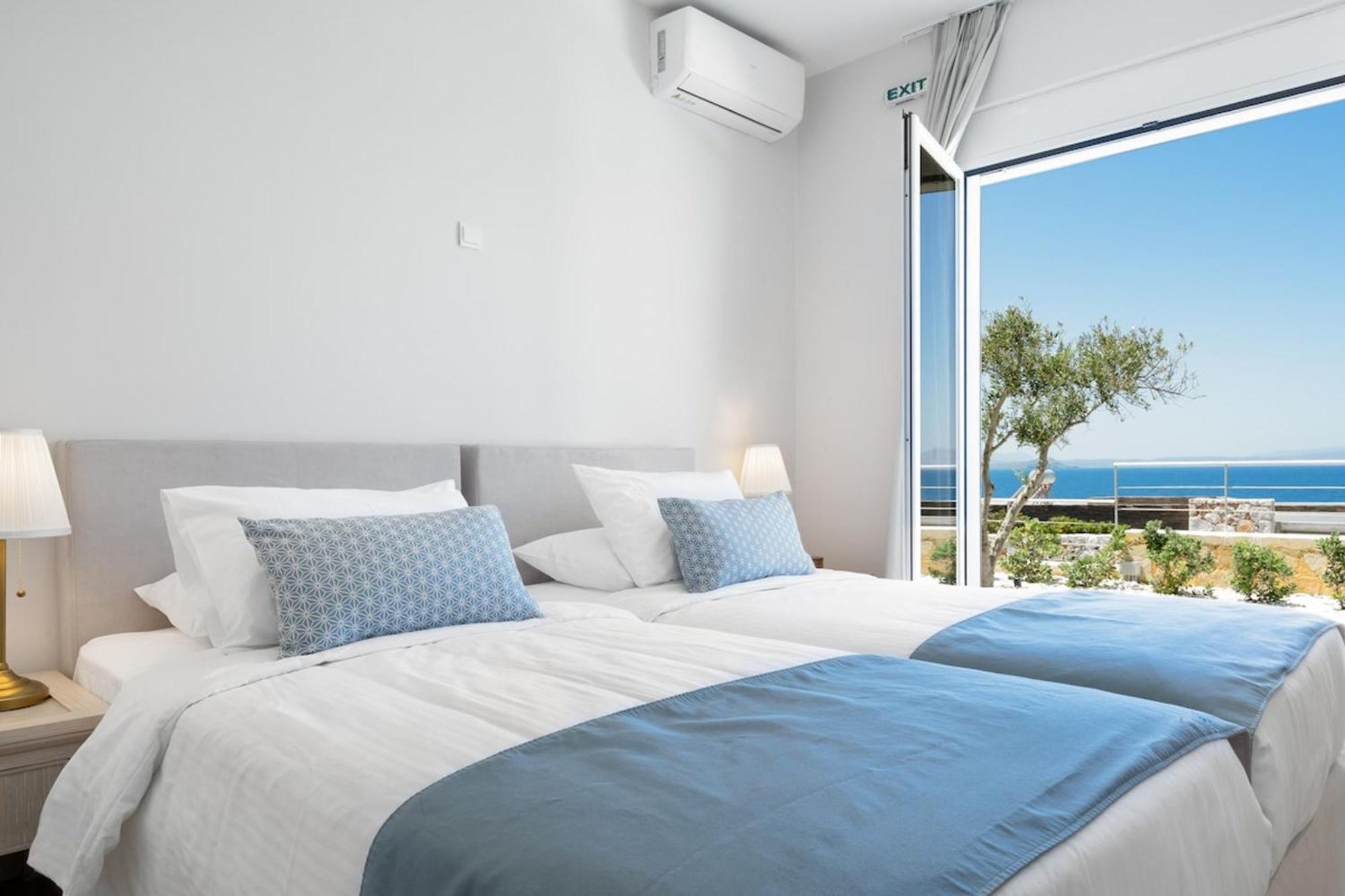 Villa Hemera Ocean View Private Heated Pool Χωραφάκια Εξωτερικό φωτογραφία