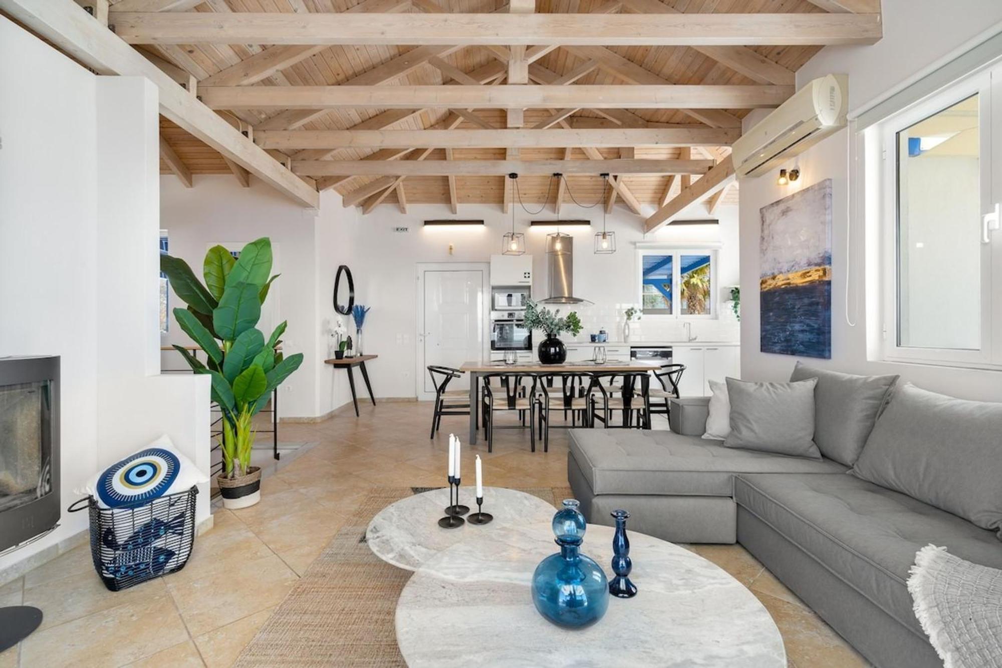 Villa Hemera Ocean View Private Heated Pool Χωραφάκια Εξωτερικό φωτογραφία